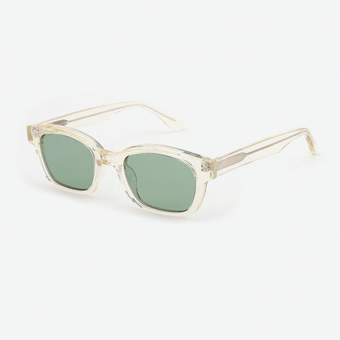 Rectangle Retro  Acetate Unisex Sunglasses 22A8004